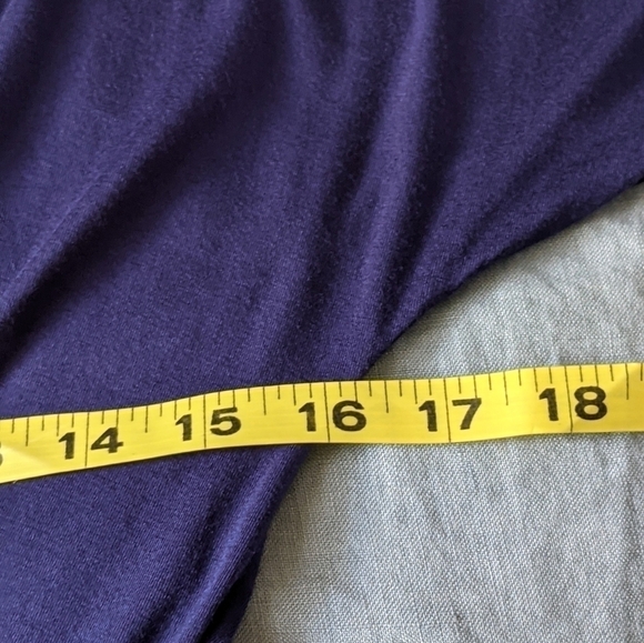 NWT levaca navy asymmetrical tee shirt dress S - Picture 10 of 12